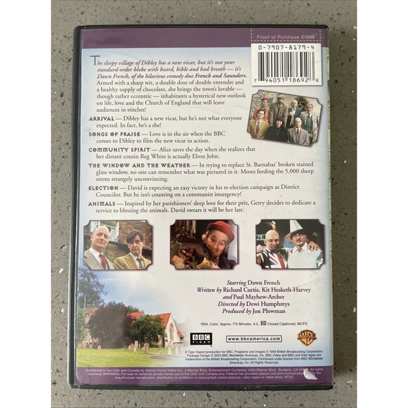 The Vicar of Dibley: Series One DVD 1994 BBC (Dawn French) Warner - Picture 2 of 5